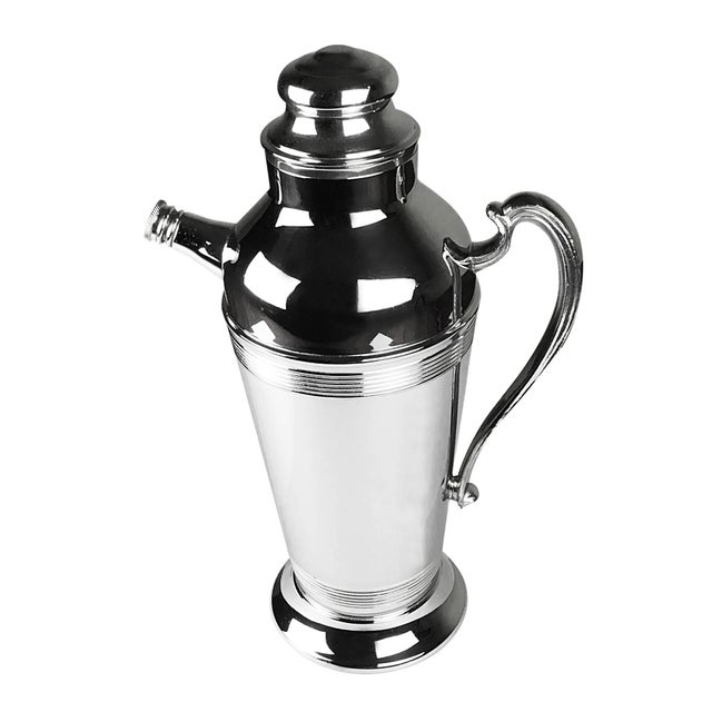 Vintage 1940s Chrome Cocktail Shaker Chairish