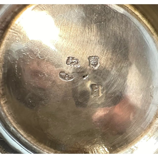 Mid 18th Century English Coffee Pot With Hallmarks and Wood Handle For Sale - Image 10 of 10