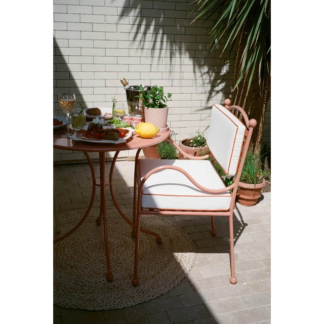 Early 21st Century Panarea Armchair in Spritz with Orange and White Upholstery by Ceraudo, 2010s For Sale - Image 5 of 8