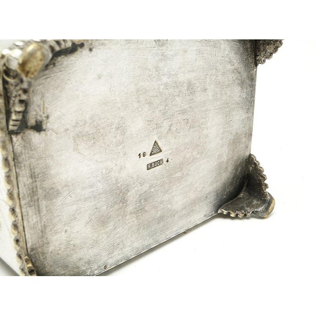 Silver Polish Eclectic Sugar Bowl from Bracia Buch, 1890s For Sale - Image 8 of 17