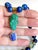 One-of-a-Kind Lapis Lazuli & Turquoise Statement Necklace | Vintage Turquoise Pendant | Artisan Bohemian Luxury Jewelry For Sale - Image 12 of 17