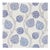 Sample - Schumacher Annabel Warp Print Fabric in Blue For Sale