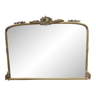 Rococo Revival Gilt Framed Wall Mirror, Vintage For Sale