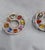 Natural 18k Gold Diamond 1.50ct Multi Sapphire Stud Earrings For Sale - Image 4 of 8