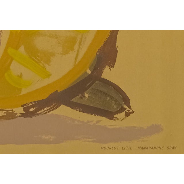 Marc Chagall Large 1966 Emmanuel Mané-Katz Judaica Lithograph "Le Tambour" (The Drum) For Sale - Image 4 of 7