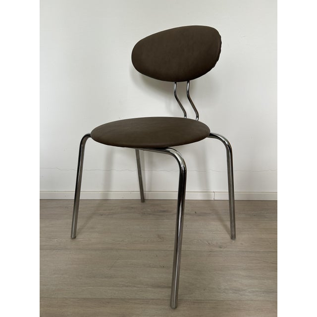 Brown Industrial Model Z-002 Desk Chair from Kovona, Former Czechoslovakia, 1970s For Sale - Image 8 of 10