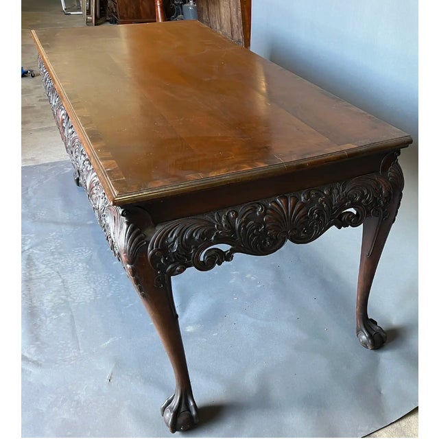 English Very Fine 19th Century Mahogany Console Table Stamped Gillows For Sale - Image 3 of 15