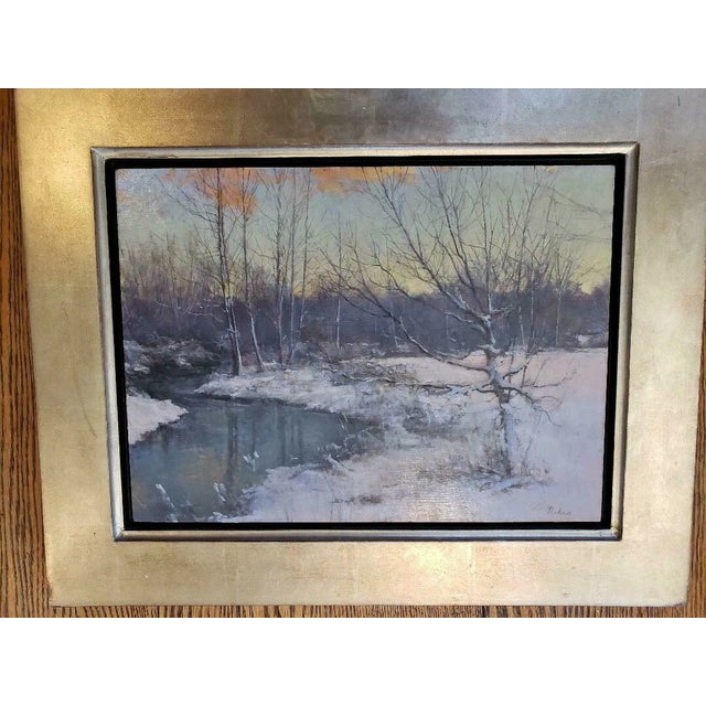 Up for sale is a fantastic oil on Masonite by well known and listed artist Peter Poskas (b 1939). This piece, excluding...