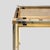Romeo Rega Vintage Italian Console Table in Brass and Chrome Metal, 1970s For Sale - Image 4 of 12