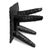 Organic Modern Black Chiseled Leg Stool For Sale - Image 11 of 12