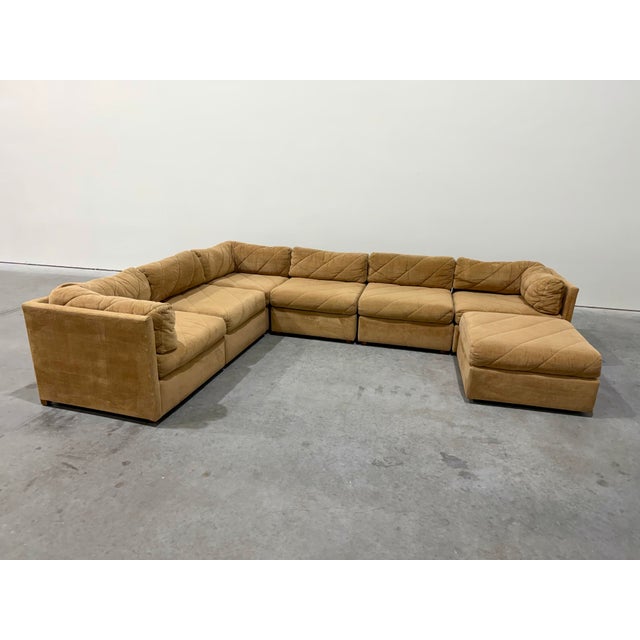 1970’s Bernhardt Modular Pit Sectional Sofa For Sale In Tampa - Image 6 of 12