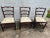 Set of Five Chippendale Style Mahogany Ladder Back Dining Chairs. Circa 1930. Carved Mahogany Ribbon-Back Side Chairs....