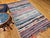 Vintage Moroccan Boucherouite Shag Area Rug, Handwoven Wool, Stripe, 5' X 7' For Sale - Image 10 of 11