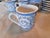 Ceramic Vintage Hand Made Blue and White Turkish Coffee /Espresso Cups - 12pcs, Never Used For Sale - Image 7 of 8