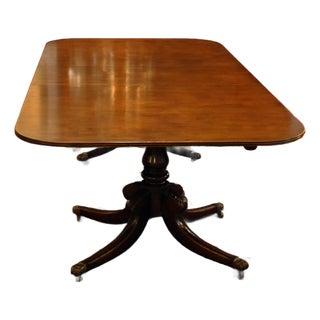 C. 1830 English Regency-William IV Double Pedestal Banquet Table For Sale