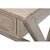 2020s Campaign X-Frame Writing Desk in Stone Grey For Sale - Image 5 of 12