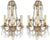 Pair of 19th C French Dore Bronze Crystal Sconces For Sale - Image 4 of 4