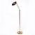 This vintage floor lamp features an adjustable neck and a purple circular decorative shade. This piece is attributed to...