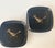 Mid-20th Century Modern Couroc of Monterey Black, Gold, and Bronze Roadrunner Square Trays - A Pair For Sale In Palm Springs - Image 6 of 11