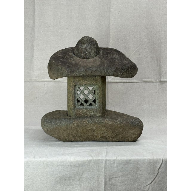 Mid-Century Granite Hand-Carved Kasugo Style Garden Ornament For Sale - Image 13 of 14