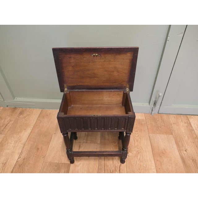 19th Oak Joint Coffin Table For Sale - Image 6 of 8