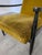 Mid-Century Modern Yellow Fabric Lounge Chair, 1970s For Sale - Image 9 of 18