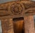 Farmhouse Hand-Carved Solid Wood Cookbook Stand, Rosette Motif For Sale - Image 3 of 3