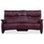 Trapez Leather Three-Seater Red Manual Function Himolla Sofa For Sale - Image 17 of 17