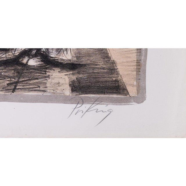 Franz Priking, Icare sous le soleil, Lithograph For Sale - Image 6 of 7