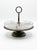Vintage Glass Serving Tray with Silvered Handle, 1980s, in Very Good conditions. Designed 1890 to 1919