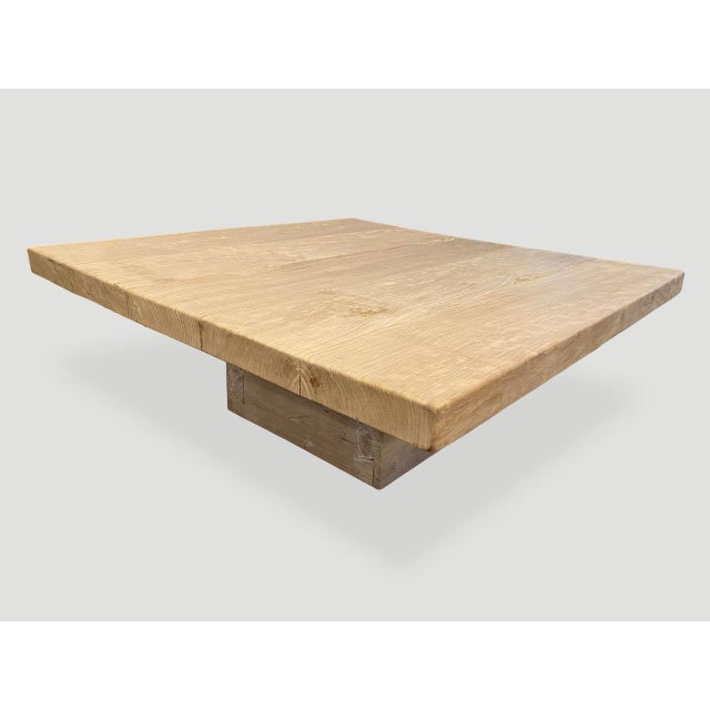 Andrianna Shamaris Signature St. Barts Teak Wood Coffee Table For Sale - Image 11 of 18