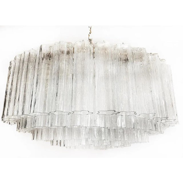Murano Glass Tubes Chandelier, 1980s For Sale - Image 11 of 12