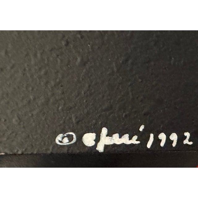 90s Curtis Jere Postmodern Abstract Brutalist Modern Wall Sculpture Signed Dated 1992 For Sale - Image 13 of 13