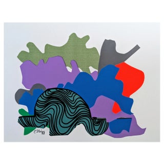 Maurice Esteve, Composition after Collage, Original Serigraph, 1997 For Sale