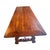 Baroque 19th Century Spanish Trestle Dining Farm Table For Sale - Image 3 of 15
