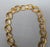Metal Vintage 1992 Signed Napier Goldtone Smooth & Textured Link Collar Necklace For Sale - Image 7 of 10