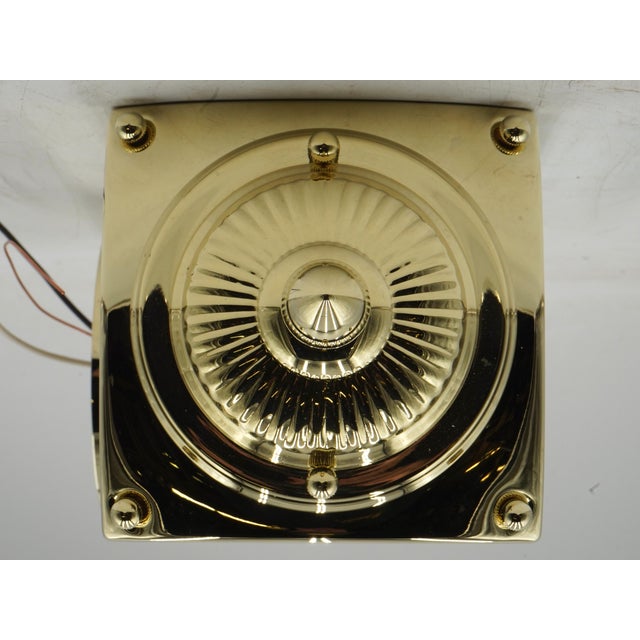 Brass Baldwin Brass & Glass Exterior Lantern For Sale - Image 8 of 12