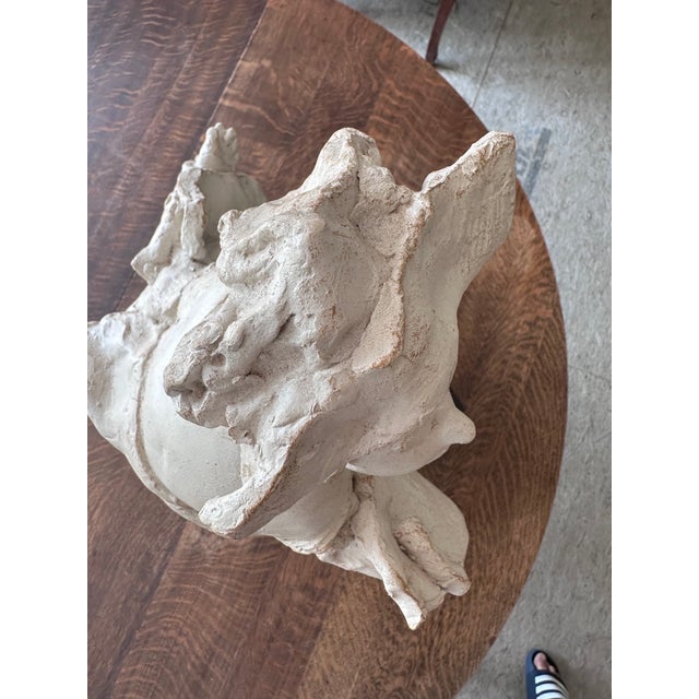 Wood Beautiful David Bryce Original Clay Sculpture “Dance of Delight” Signed For Sale - Image 7 of 12