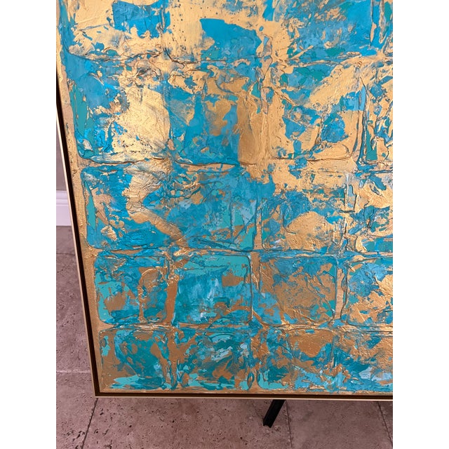 Turquoise Matrix - Designed by Cheryl P. Kohloff For Sale - Image 4 of 11