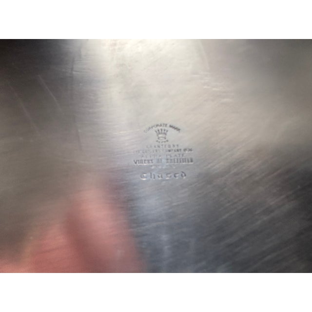 Sheffield Silver Plate Reticulated Gallery Tray For Sale - Image 9 of 11