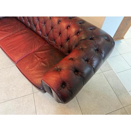 Chesterfield Three-Seater Club Sofa, 2000s For Sale - Image 15 of 18