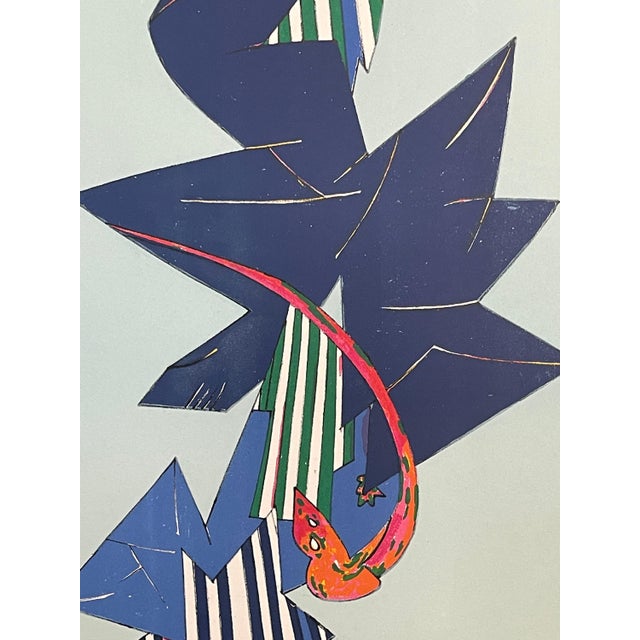 Gianni Dova, Flight, Lithograph For Sale - Image 4 of 7