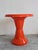 Space Age Patio Set in Orange Plastic, 1970s, Set of 3 For Sale - Image 9 of 12