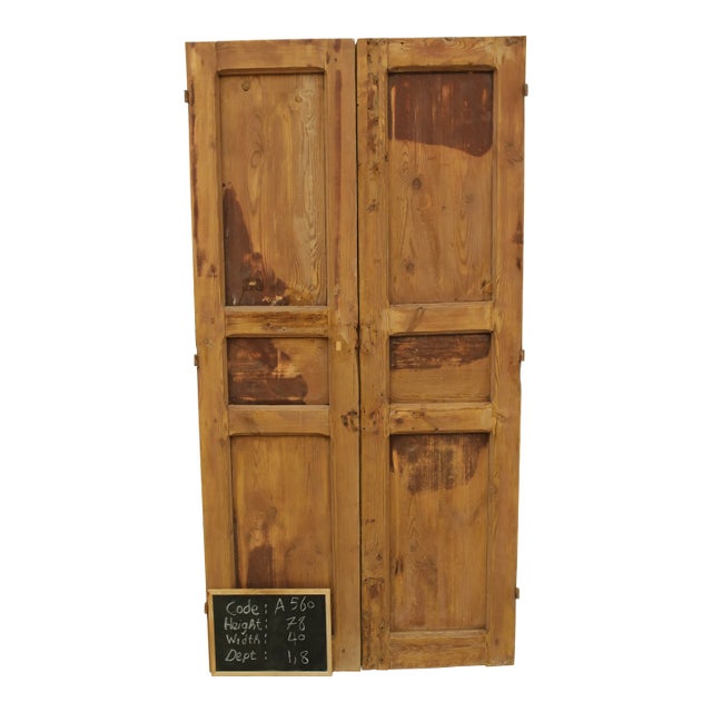 Late 19th Century Double French Doors - a Pair For Sale