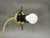 Vintage Brass and Opaline Glass Wall Lights by Kamenický Šenov, 1970s, Set of 3 For Sale - Image 9 of 12
