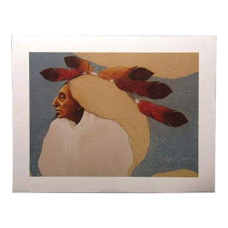 1990s Frank Howell Tewa Summer Offset Lithograph Southwestern Art For Sale