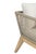 Wood Cypress Teak Wood Sofa Set With Beige Color Rope Design For Sale - Image 7 of 12