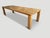 Contemporary Andrianna Shamaris Modern Teak Wood Dining Table For Sale - Image 3 of 5