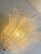 Venetian Transparent “Graniglia” Leaves” Murano Glass Wall Sconce by Simoeng For Sale - Image 6 of 7