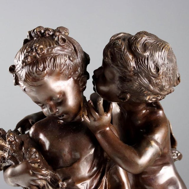 Auguste Moreau, Children, 20th Century, Bronze For Sale - Image 3 of 12
